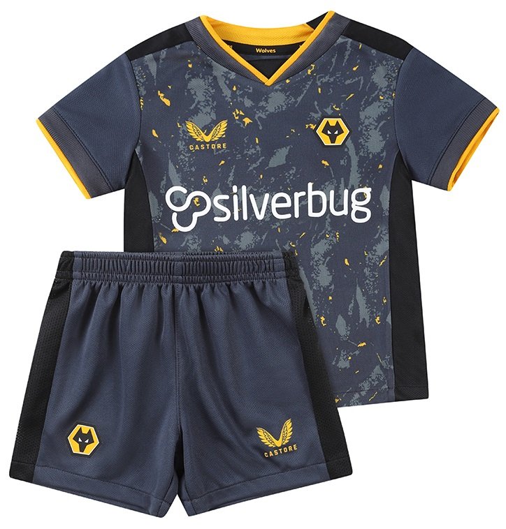 Kit infantil II Wolverhampton 2021 2022 Castore oficial 